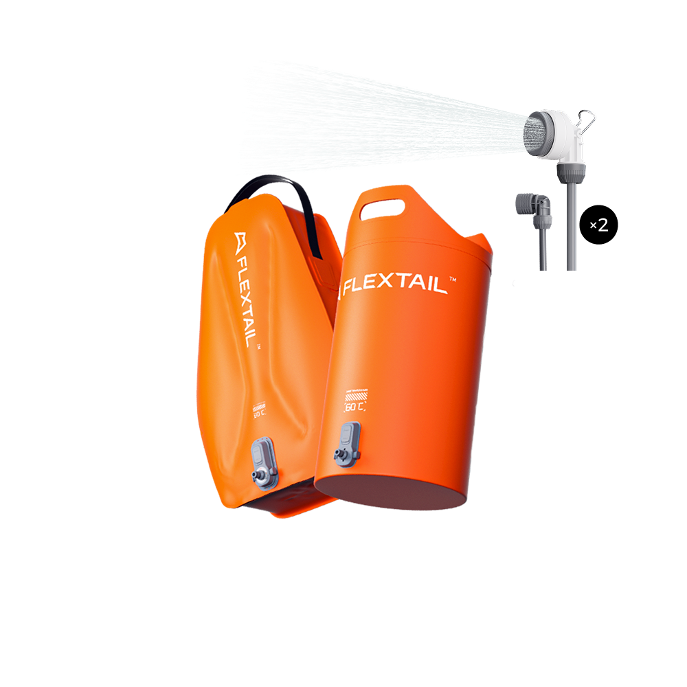 TINY SHOWER BUCKET & BAG - Your On the Go Shower Station