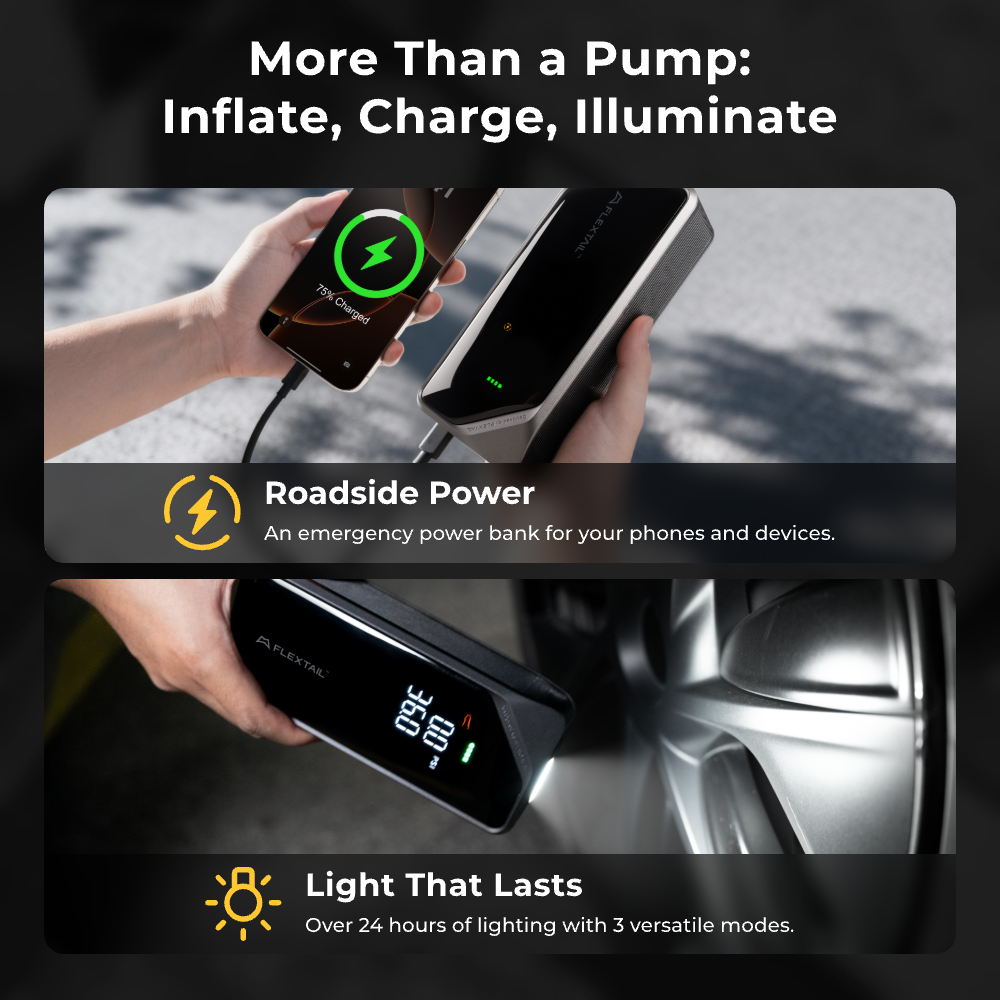 EVO TIRE PUMP 200 - 150 PSI Electric Portable Tire Inflator