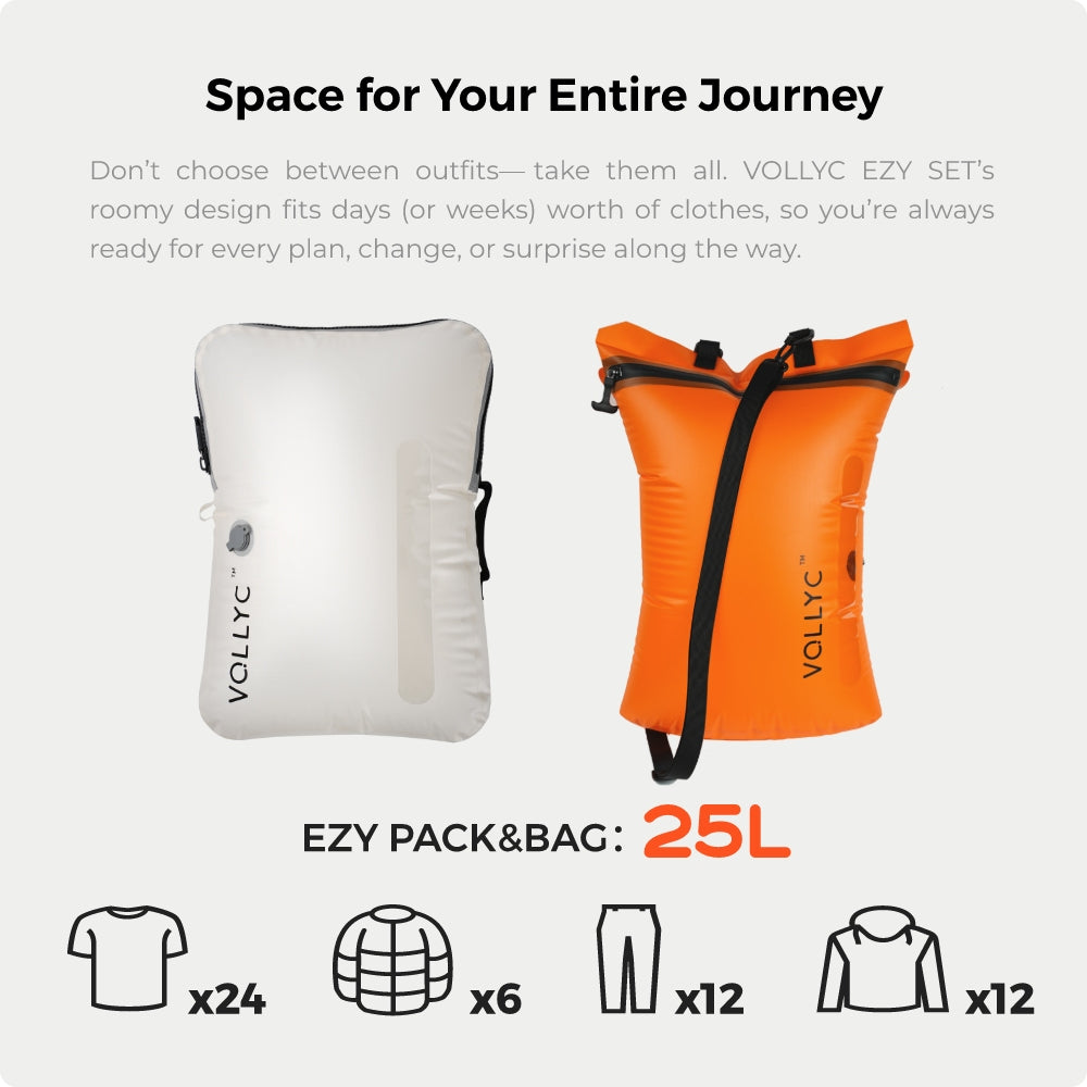 VOLLYC X Dreammodernbuy EZY SET - Crush Space with 85% Compression