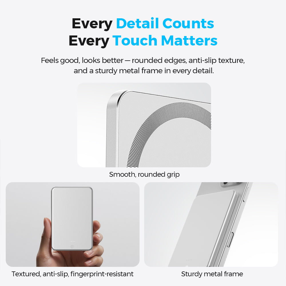 Zero Power Metal 5000-  World's Thinnest Power Bank