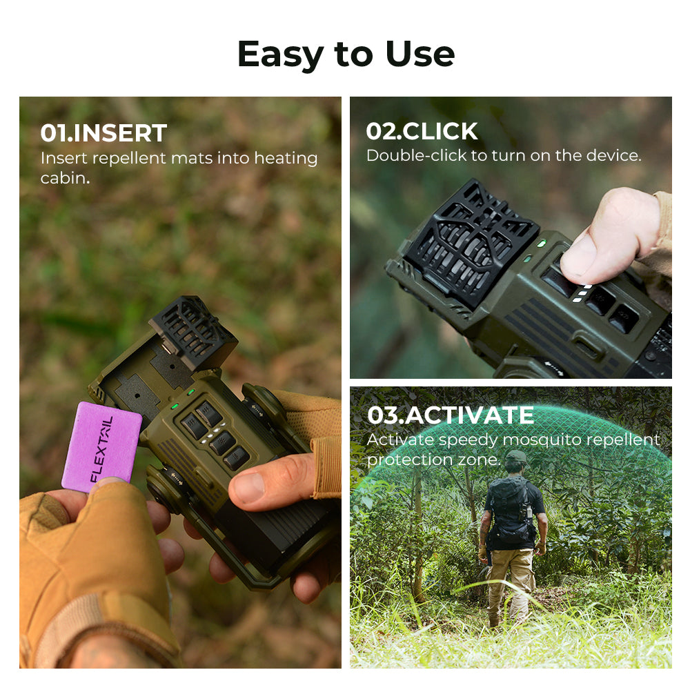 EVO REPELLER - 3-in-1 Outdoor Mosquito Repeller Lantern
