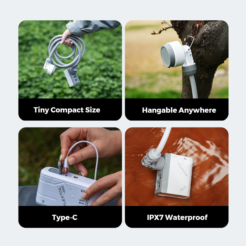 TINY SHOWER - World's Smallest Instant Portable Shower