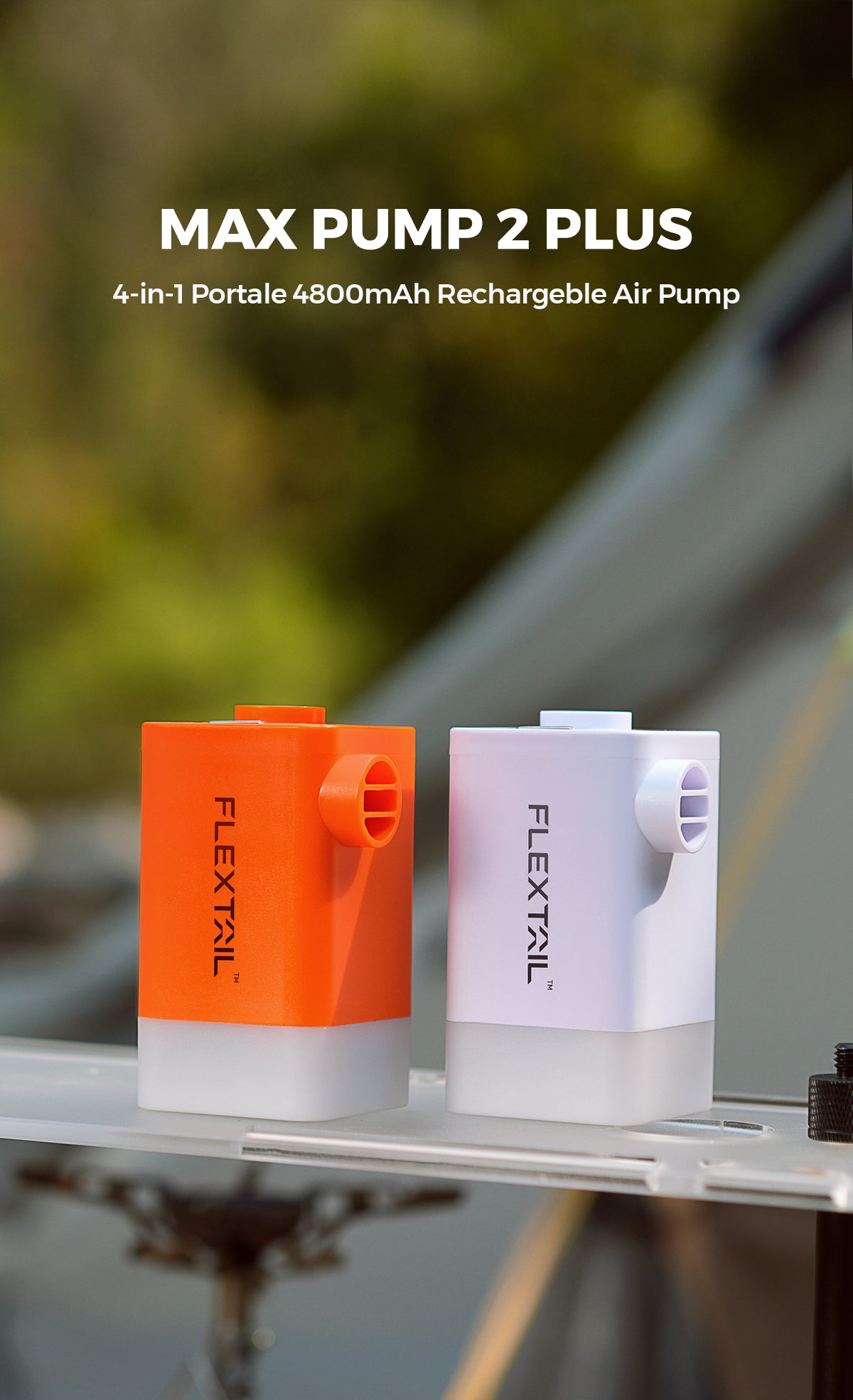 MAX PUMP 2 PLUS  Rechargeable Air Pump