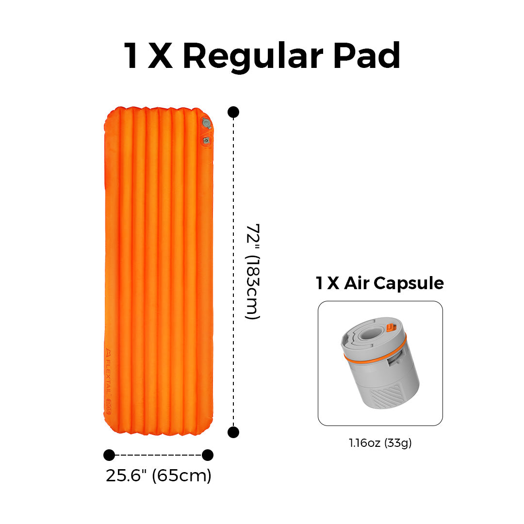 Tiny Sleeping Pad R05 AVS- 5.6 R-Value Lightweight Automatic Inflation Pad