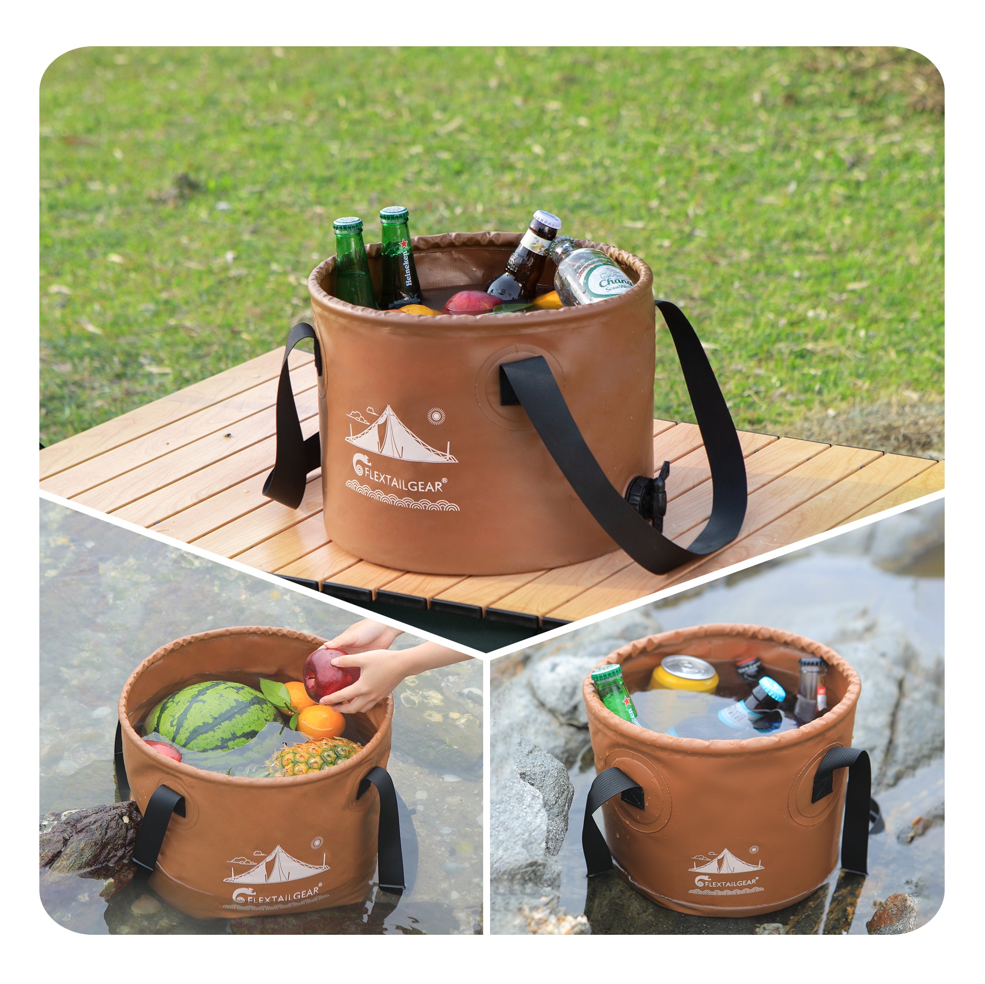 COZY BUCKET-Foldable Waterproof Round Camping Bucket - Dreammodernbuy