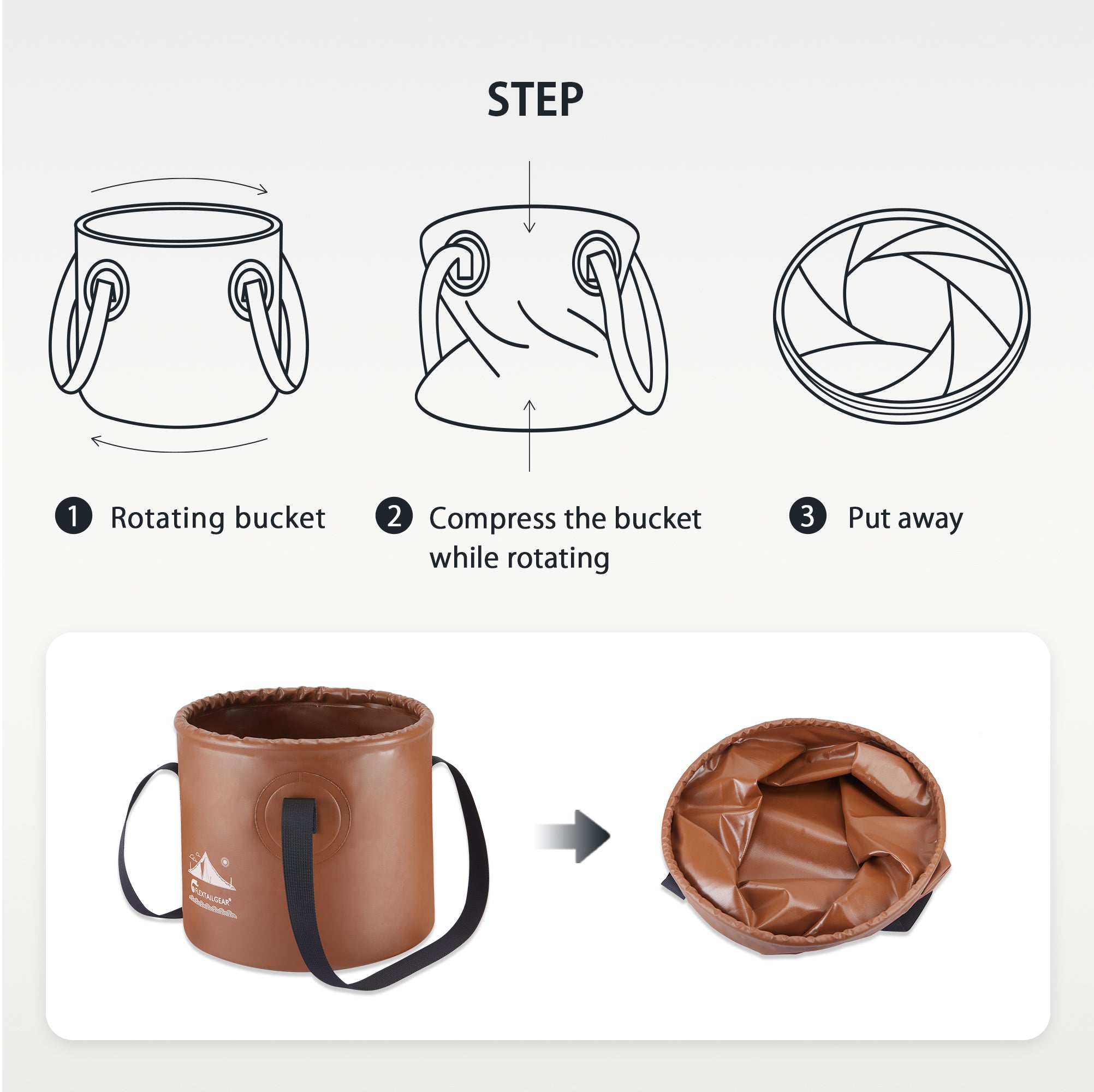 COZY BUCKET-Foldable Waterproof Round Camping Bucket - Dreammodernbuy